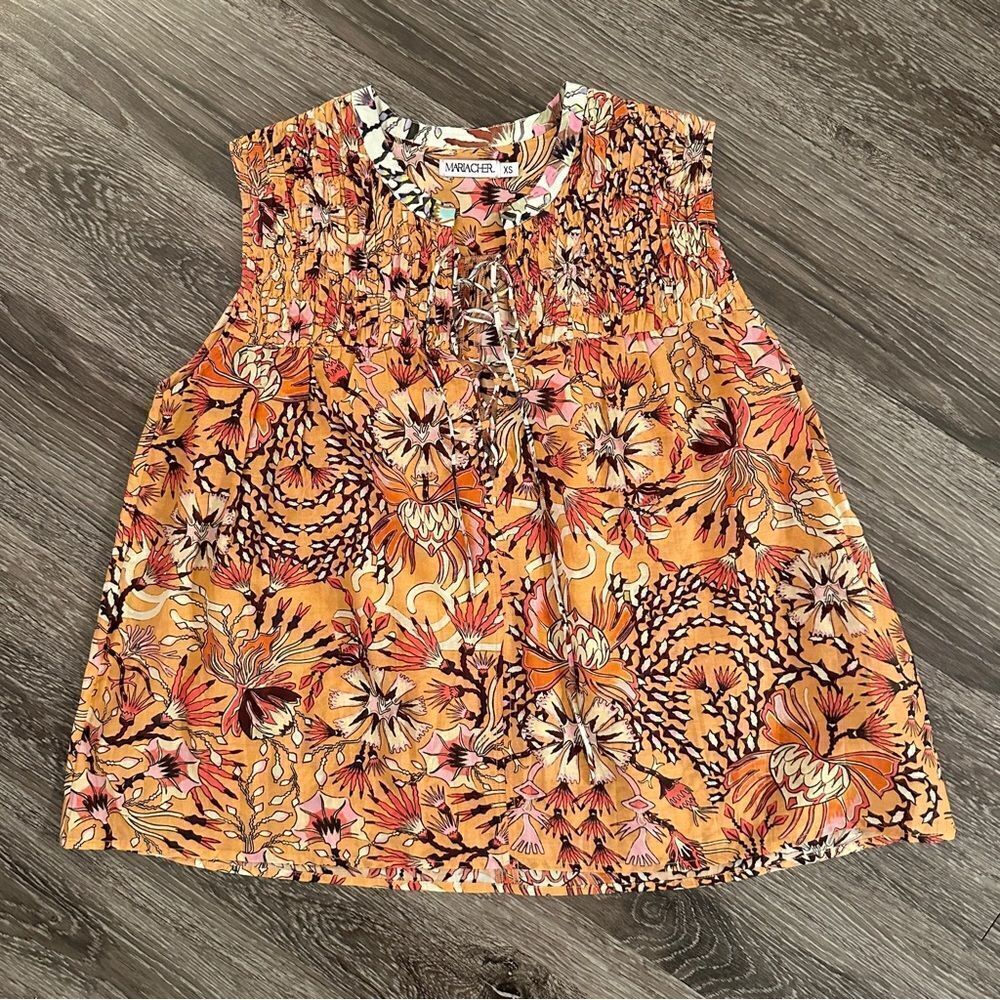 Maria Cher Humahuaca Triana Sleeveless Top